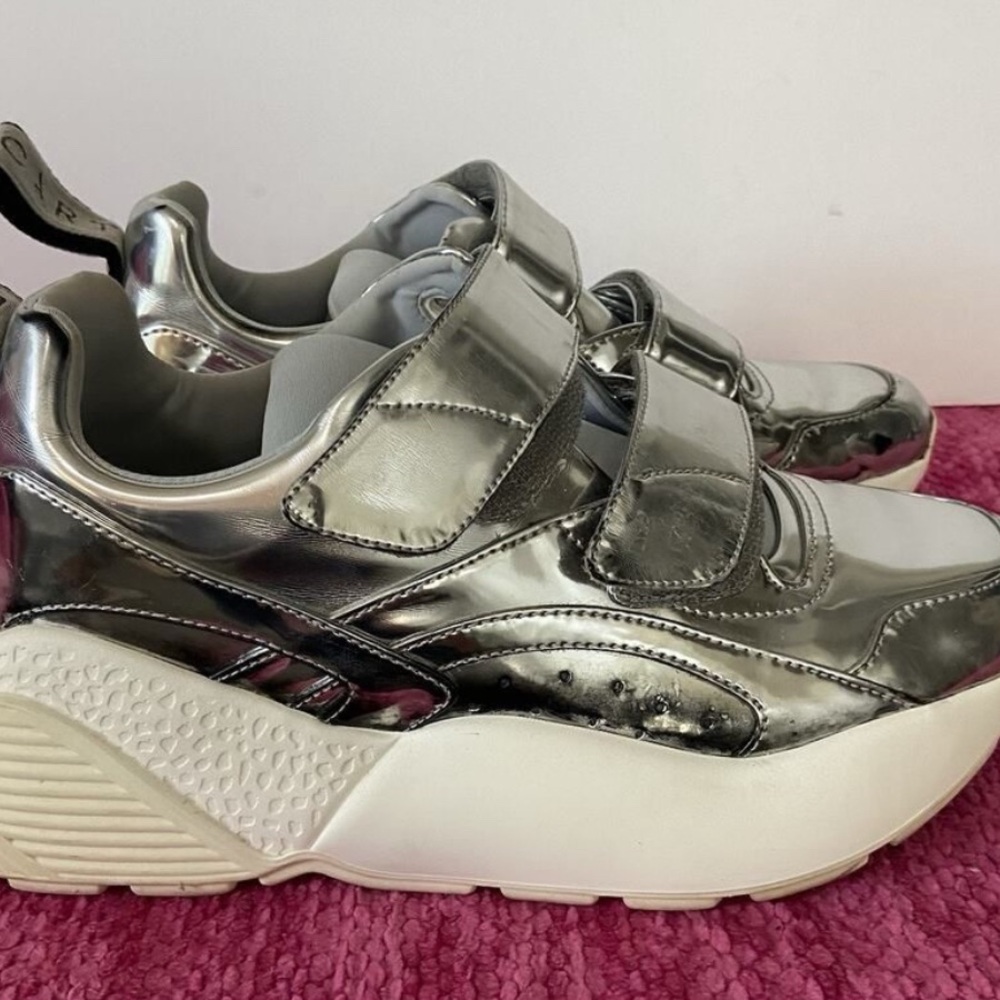 Stella McCartney Silver Athletic Shoes